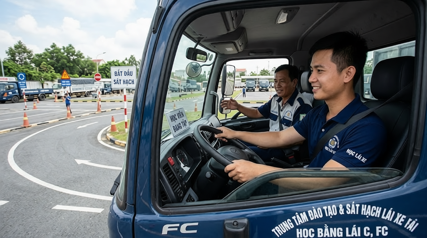 Học Bằng Lái Xe Tải